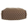 Gucci   handbag  in beige and brown logo canvas  and brown leather - Detail D1 thumbnail