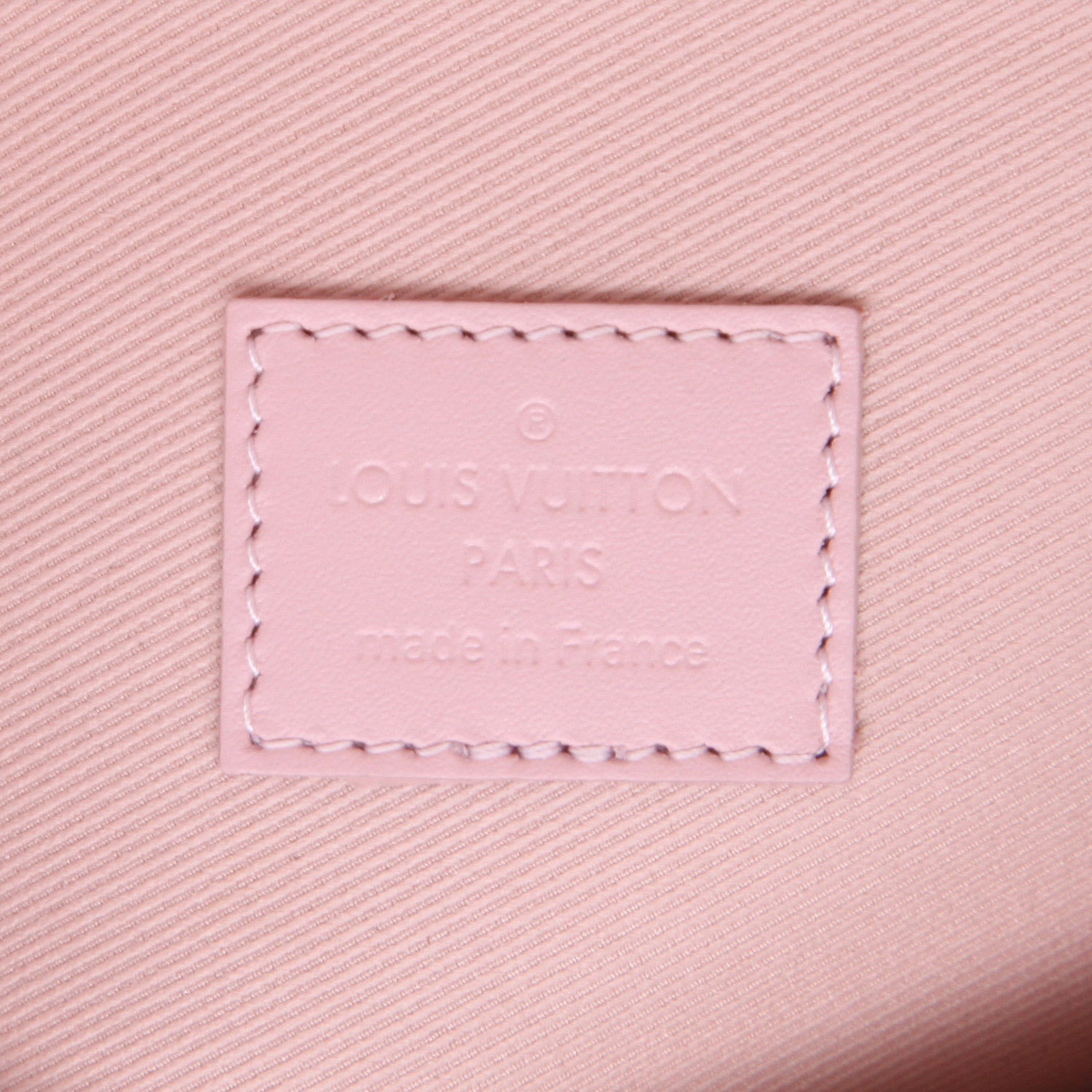 Sac bandoulière Louis Vuitton  Félicie en cuir verni monogram rose - Detail D2