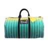 Louis Vuitton  Keepall 50 travel bag  in green and yellow damier canvas  and black leather - 360 thumbnail