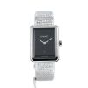 Reloj Chanel Boyfriend Tweed de acero Circa 2010 - 360 thumbnail