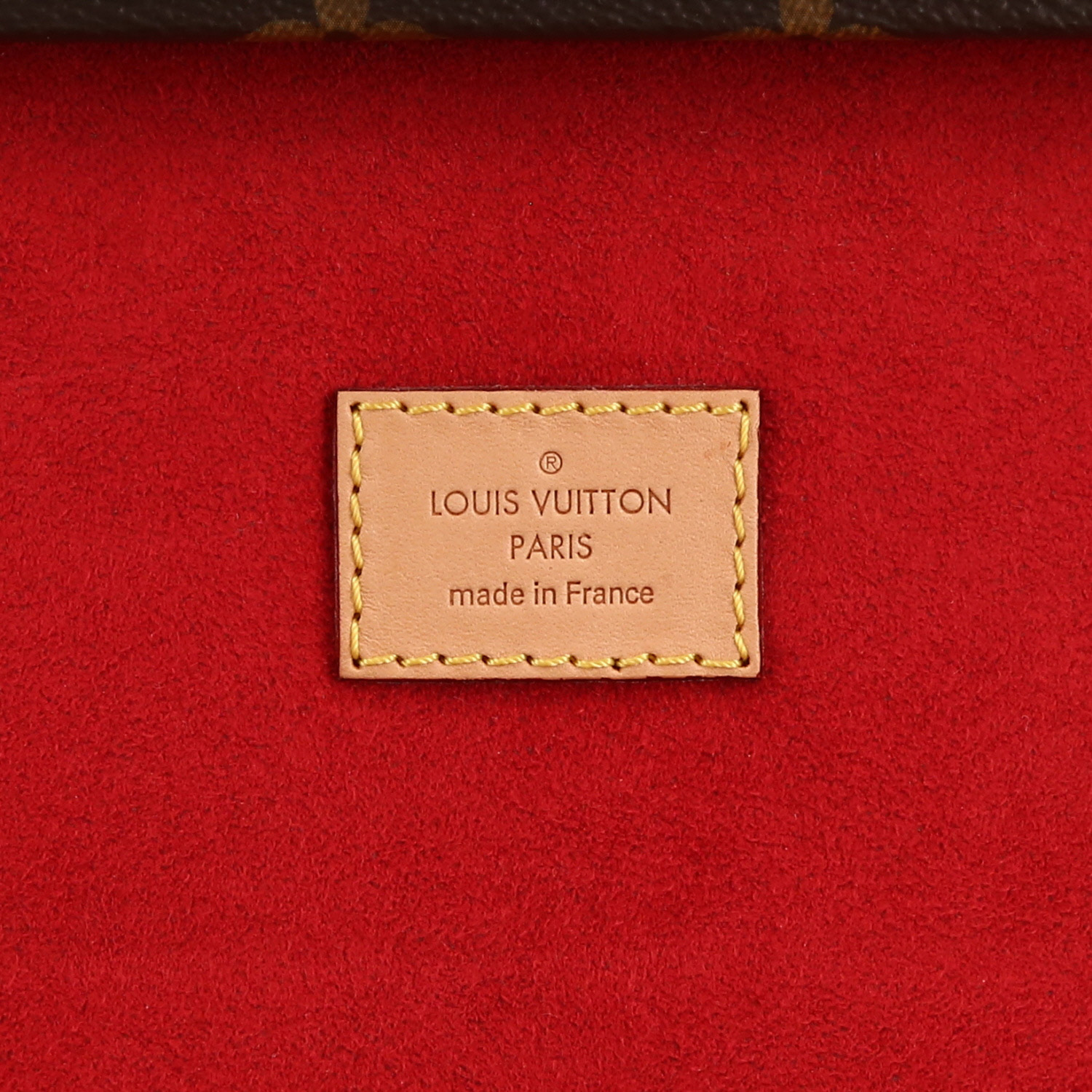 Porta-documentos Louis Vuitton  Boite à bijoux en lona Monogram revestida marrón y cuero natural - Detail D2