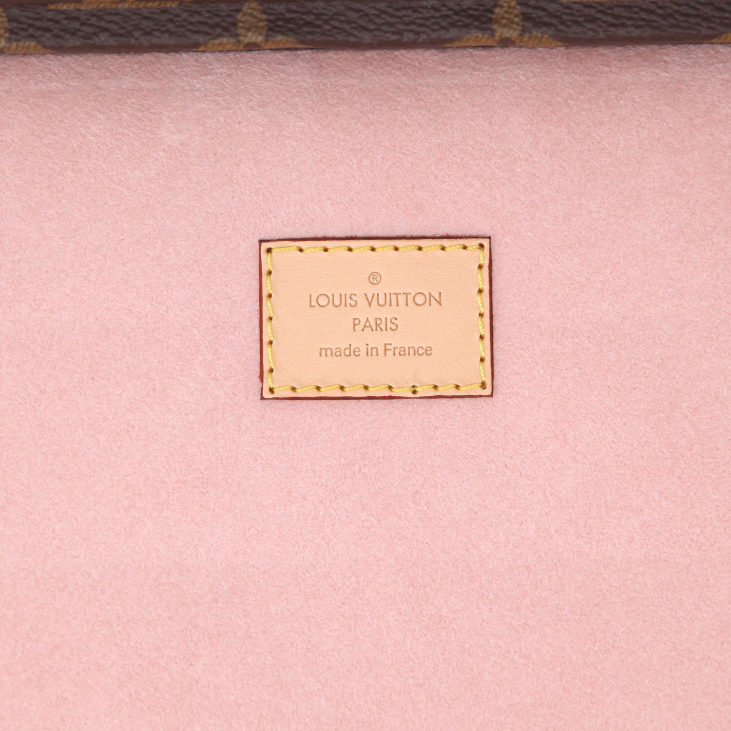 Porta-documentos Louis Vuitton  Boite à bijoux en lona Monogram y cuero natural - Detail D2