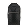 Louis Vuitton  Michael backpack  in grey Graphite damier canvas  and black leather - 360 thumbnail