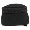 Louis Vuitton  Michael backpack  in grey Graphite damier canvas  and black leather - Detail D1 thumbnail