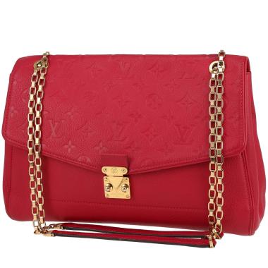 Borsa a tracolla Louis Vuitton  Saint Germain in pelle monogram con stampa rossa
