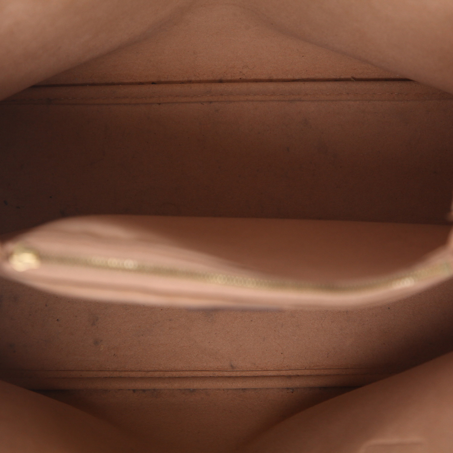 Sac à main Louis Vuitton  Kensington en toile damier ébène et cuir marron - Detail D3