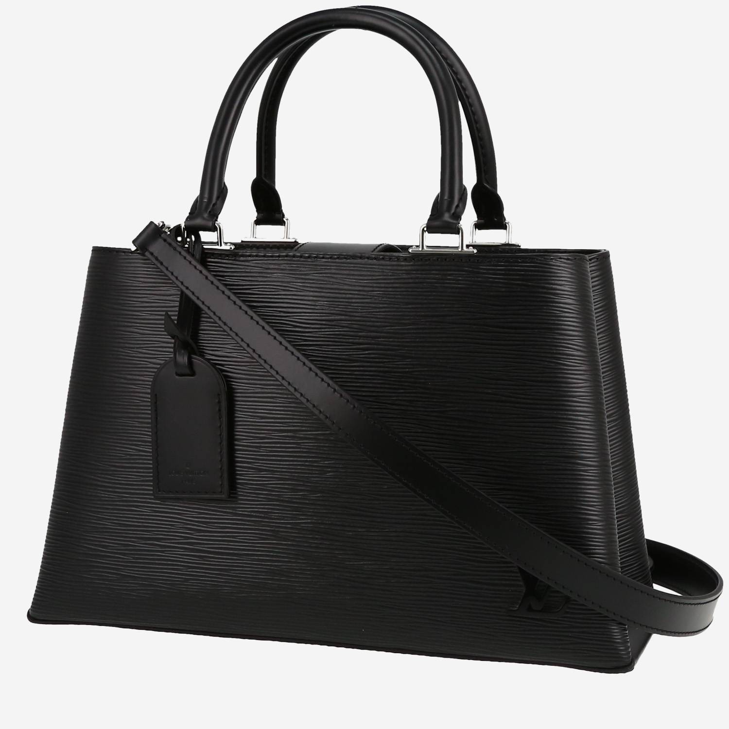 Sac à main Louis Vuitton  Kleber en cuir épi noir