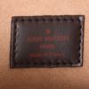 Louis Vuitton  Kensington shopping bag  in ebene damier canvas  and brown leather - Detail D2 thumbnail