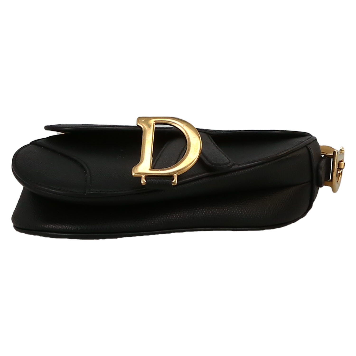 Borsa Dior  Saddle mini  in pelle martellata nera - Detail D1