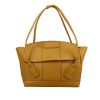 Bottega Veneta  Arco 33 handbag  in yellow mustard intrecciato leather - 360 thumbnail