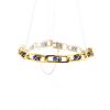Cartier  bracelet in yellow gold and sapphires - 360 thumbnail