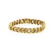 Vintage  bracelet in yellow gold and white gold - 360 thumbnail