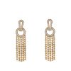 Paire de pendants d'oreilles amovible Cartier Agrafe en or rose et diamants - 00pp thumbnail