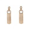 Removable Cartier Agrafe pendants earrings in pink gold and diamonds - 360 thumbnail