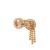Cartier Agrafe ring in pink gold and diamonds - 00pp thumbnail