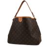Louis Vuitton  Delightful bag worn on the shoulder or carried in the hand  in brown monogram canvas  and natural leather - 00pp thumbnail