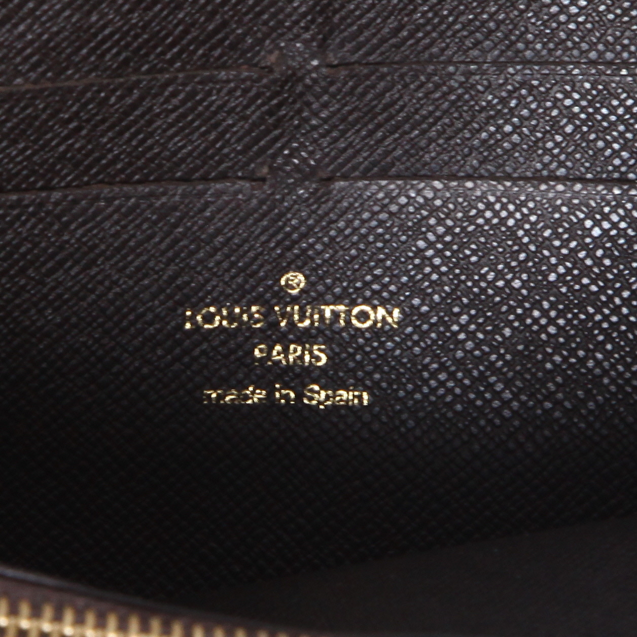 Portafogli Louis Vuitton  Zippy in tela monogram marrone - Detail D2