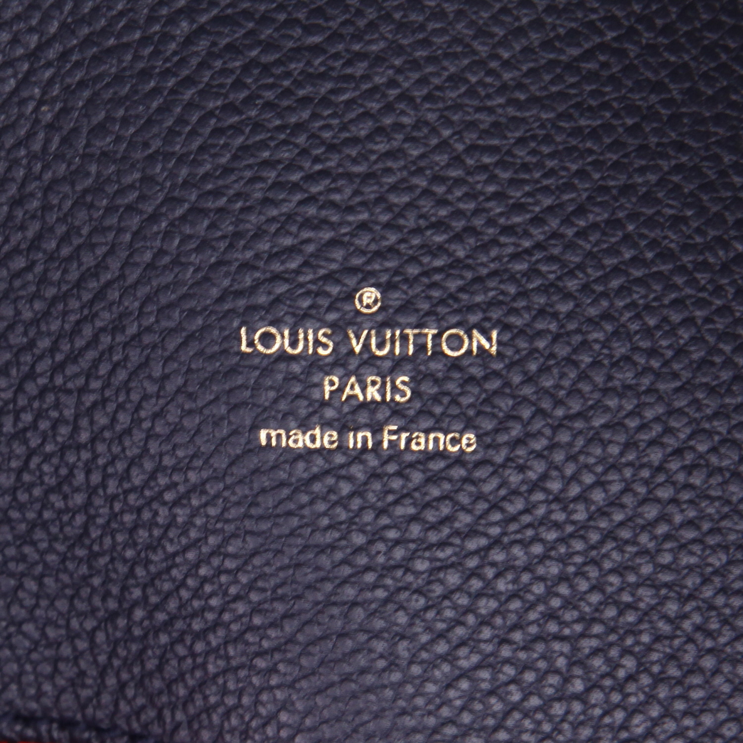 Sac porté épaule ou main Louis Vuitton  Delightful en cuir monogram empreinte bleu-marine - Detail D2