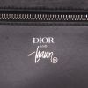 Dior  D-Dior Editions Limitées shopping bag  in black and white leather - Detail D2 thumbnail