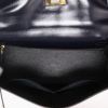 Hermès  Kelly 28 cm handbag  in navy blue box leather - Detail D3 thumbnail