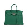 Bolso de mano Hermès  Birkin 35 cm en cuero epsom verde - 360 thumbnail