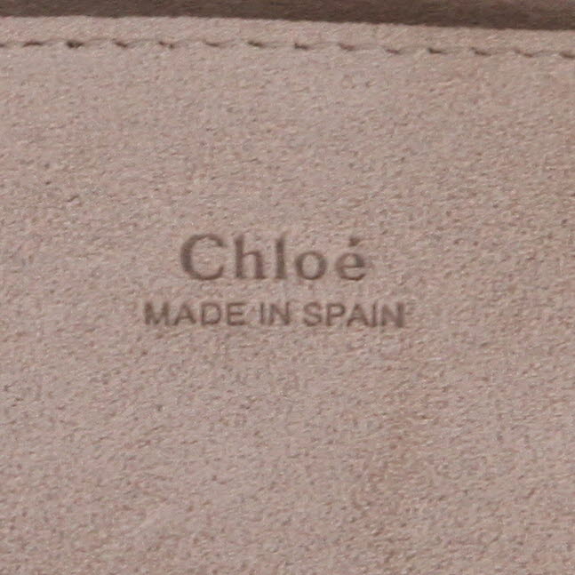 Sac bandoulière Chloé  Faye en cuir bleu et daim bleu - Detail D2