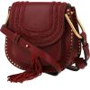Chloé  Hudson shoulder bag  in burgundy leather - 00pp thumbnail