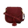 Chloé  Hudson shoulder bag  in burgundy leather - 360 thumbnail