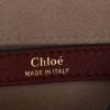 Bolso bandolera Chloé  Hudson en cuero color burdeos - Detail D2 thumbnail