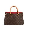 Borsa Louis Vuitton  Pallas BB in tela monogram marrone e pelle rossa - 360 thumbnail