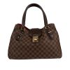 Louis Vuitton  Sistina handbag  in brown damier canvas  and brown leather - 360 thumbnail