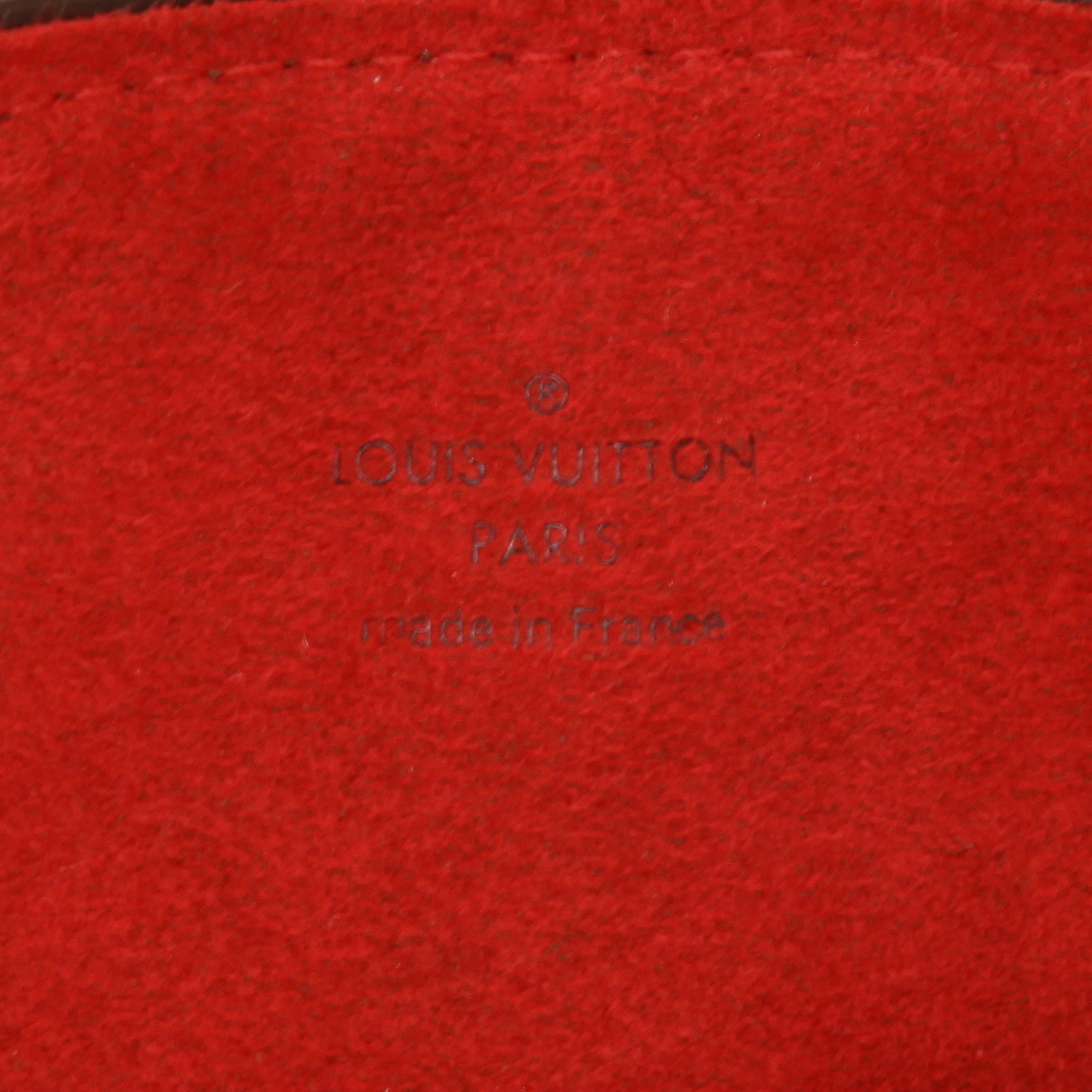 Bolso de mano Louis Vuitton  Sistina en lona a cuadros marrón y cuero marrón - Detail D2