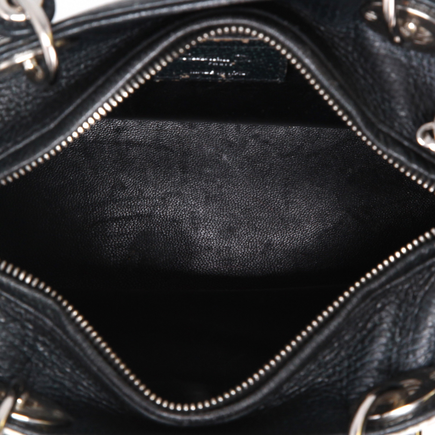 Borsa Dior  Lady Dior in pelle nera - Detail D3