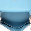 Hermès  Kelly 28 cm handbag  in blue and white bicolor  epsom leather - Detail D3 thumbnail