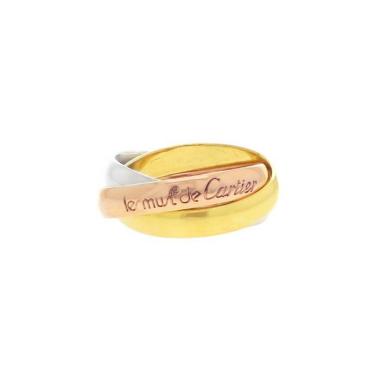Cartier Trinity "les Must de Cartier" medium model ring in 3 golds, size 49