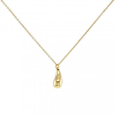 Collar Tiffany & Co Teardrop de oro amarillo