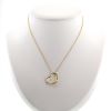 Tiffany & Co Open Heart medium model necklace in yellow gold - 360 thumbnail