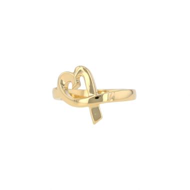 Tiffany & Co Loving Heart ring in yellow gold