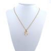 Mikimoto  pendant in yellow gold and cultured pearls - 360 thumbnail
