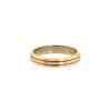 Cartier Vendôme Louis Cartier wedding ring in pink gold, white gold and yellow gold - 00pp thumbnail