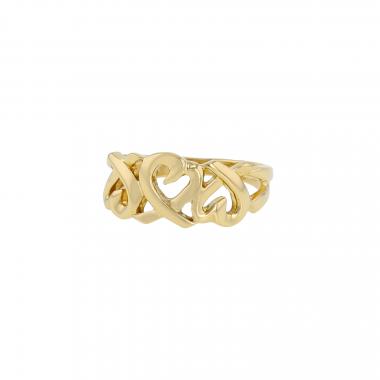 Tiffany 
Co Hearts ring in yellow gold