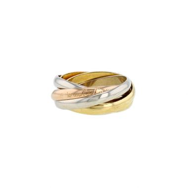 Bague Cartier Trinity Semainier en 3 ors, taille 54