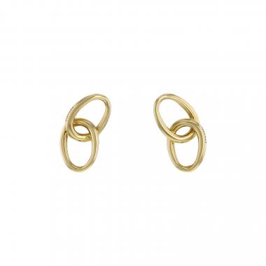 18 Carat White Gold Diamond & Ruby Bell-Shaped Earrings – House of Holst