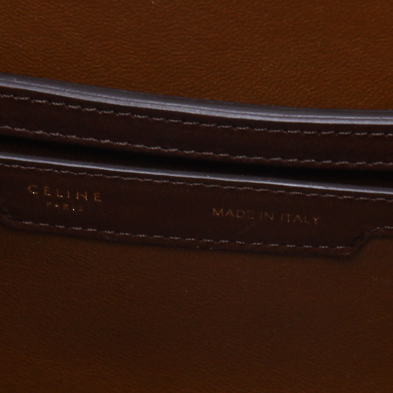 Celine  Frame Doctor Bag handbag  in brown leather - Detail D2