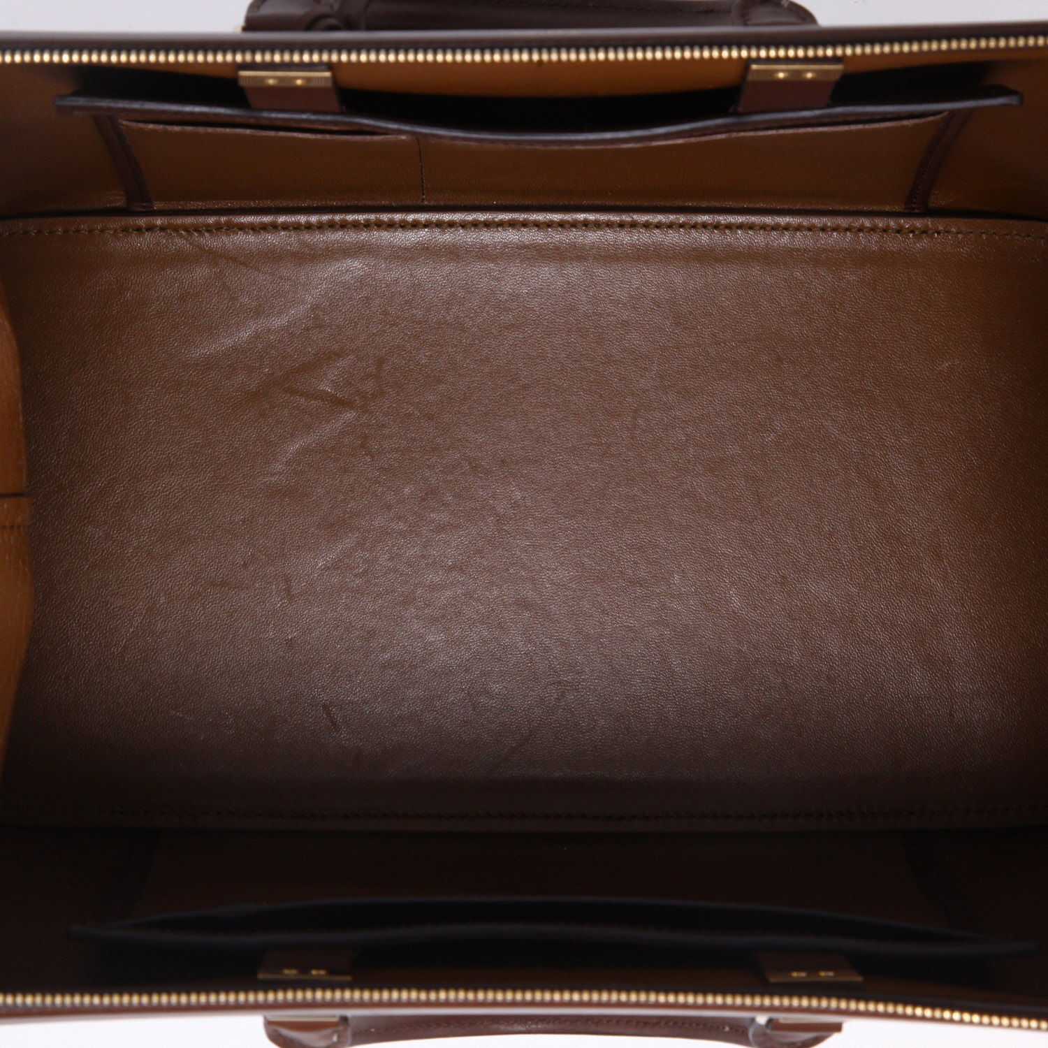 Sac à main Celine  Frame Doctor Bag en cuir marron - Detail D3