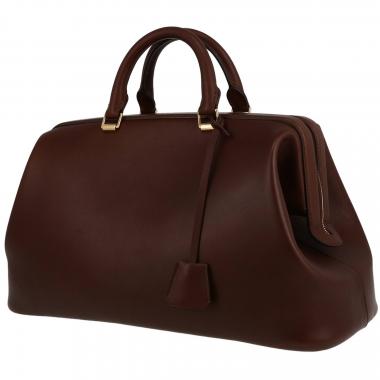 Borsa Celine  Frame Doctor Bag in pelle marrone