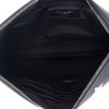 Pochette Saint Laurent   en cuir noir - Detail D3 thumbnail