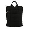 Prada   handbag  in black quilted canvas - 360 thumbnail