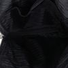 Sac à main Prada   en toile matelassée noire - Detail D3 thumbnail