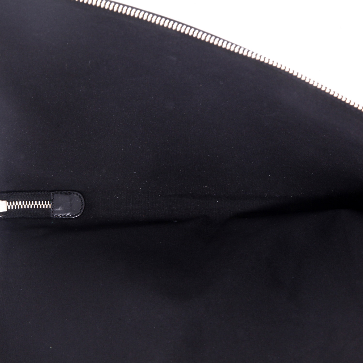 Bolsito de mano Dior   en cuero negro - Detail D3